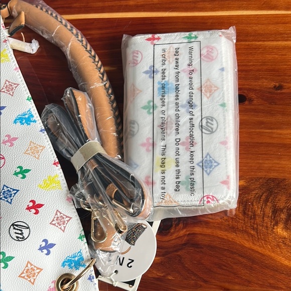 Le Miel Multicolor Patterned Women's Bag - Picture 2 of 8